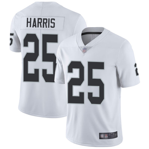 Men Oakland Raiders Limited White Erik Harris Road Jersey NFL Football #25 Vapor Untouchable Jersey->oakland raiders->NFL Jersey